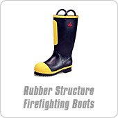 Rubber Structure Firefighting Boots